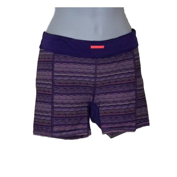 Lululemon What The Sport Short Space Dye Twist Iris Flower Pink Shell size 8 - Picture 1 of 6